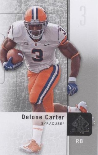 2011 SP Authentic Delone Carter #75