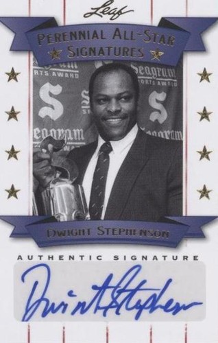 2012 Leaf Legends of Sport Dwight Stephenson #PAS-DS1