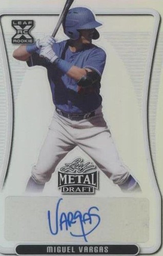 2020 Leaf Metal Draft - Miguel Vargas #BA-MV1