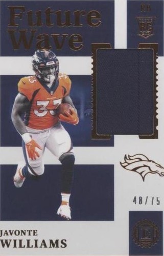 2021 Panini Encased Javonte Williams #FWM-JWI