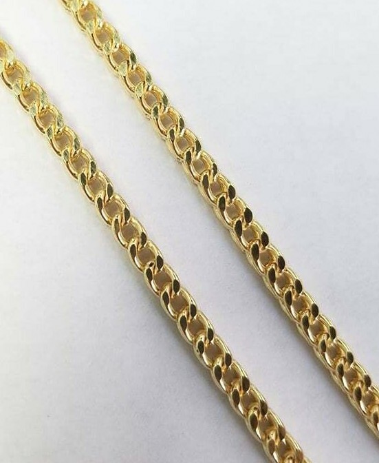 Pre-owned Miami Cuban Authentic Real 10k Yellow Gold Franco Box Square Chain Necklace 26 Inch 3mm