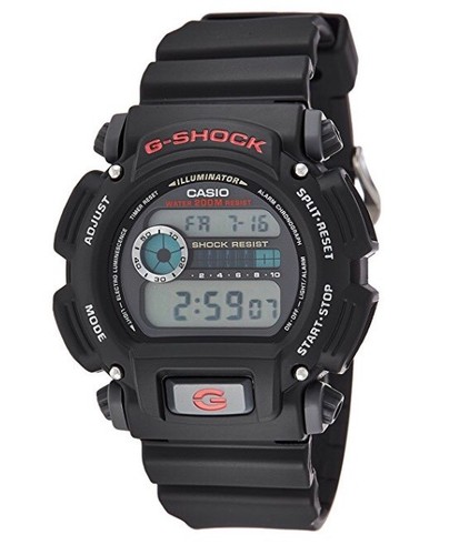 Casio G-Shock Men'S Dw9052-1v Quartz Chronograph Black Resin Band 48.5mm Watch