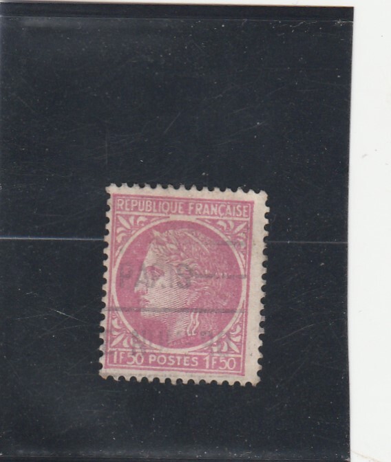 L6862 France Timbre NÂ° Y&T 679 De 1945-47 