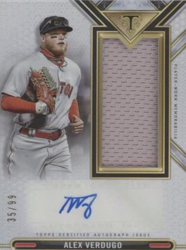 2021 Topps Triple Threads - Alex Verdugo #ASJR-AV