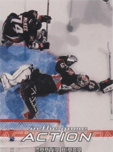 2003-04 In the Game Action - Martin Biron #56