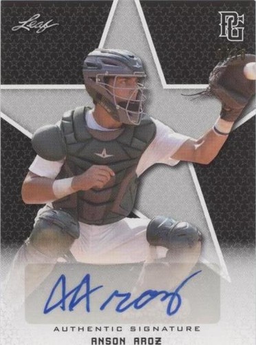 2020 Leaf Perfect Game National Showcase - Anson Aroz #BA-AA1