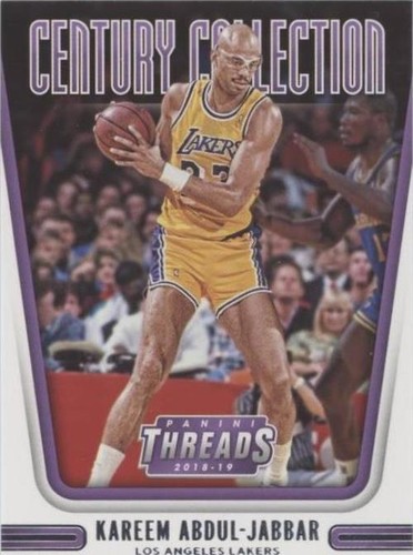 2018-19 Panini Threads - Kareem Abdul-Jabbar #6