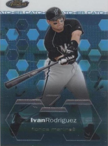 2003 Topps Finest - Ivan Rodriguez #18