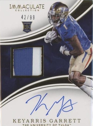 2016 Panini Immaculate Collection Collegiate Keyarris Garrett #134