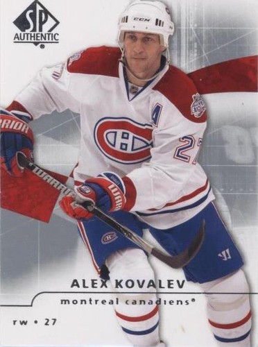 2008-09 SP Authentic - Alex Kovalev #99