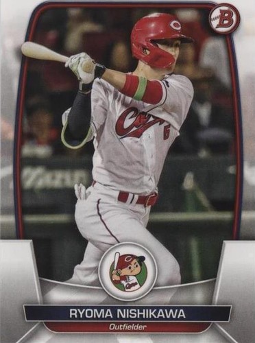 2024 Topps Chrome Japan NPB #19 Ryoma Nishikawa Aqua Refractor