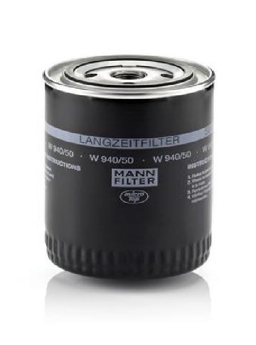 Filtro De Aceite MANN-FILTER W 940/66 Para Audi, VW, Seat, Skoda, Calidad Original