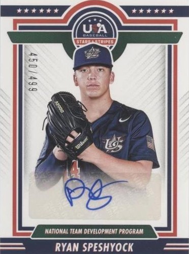 2022 Panini USA Baseball Stars & Stripes - Ryan Speshyock #NTDP-RS