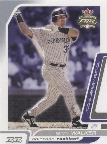 2003 Fleer Focus Jersey Edition - Larry Walker #139