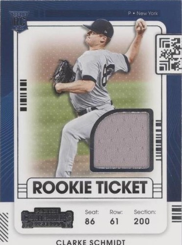 2021 Panini Contenders - Clarke Schmidt #RTJ-CS