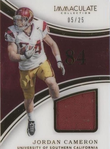 2016 Panini Immaculate Collection Collegiate Jordan Cameron #37