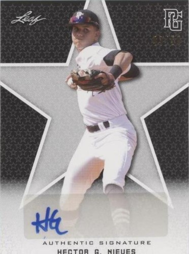 2020 Leaf Perfect Game National Showcase - Hector G. Nieves #BA-HN1