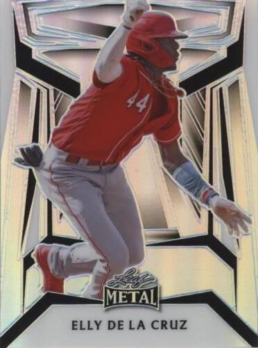 2022 Leaf Metal Elly De La Cruz Top 100 Proof Auto /1