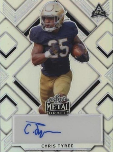 2022 Leaf Metal Draft Chris Tyree #BA-CT1
