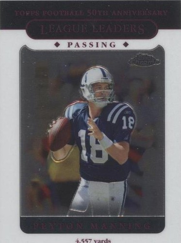 2005 Topps Chrome Peyton Manning #153