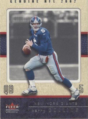 2002 Fleer Genuine Kerry Collins #102