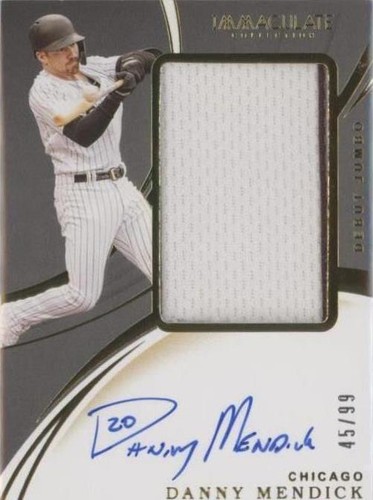 2020 Panini Immaculate Collection - Danny Mendick #DJA-DM