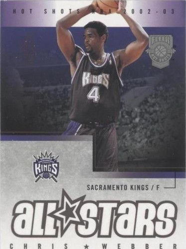 2002-03 Fleer Hot Shots - Chris Webber #168