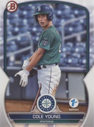 2023 Bowman 1st Edition - Cole Young #BPPF-9