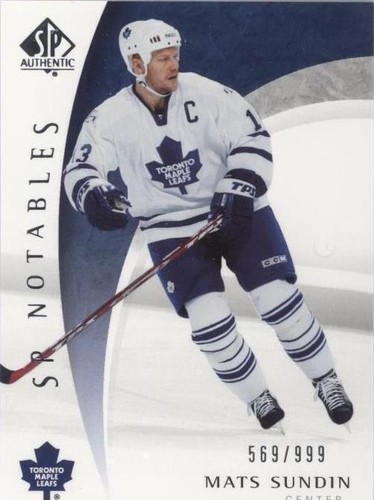 2005-06 SP Authentic - Mats Sundin #114