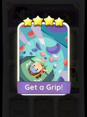 Monopoly Go Get a Grip! Four Star Sticker Set 24 - Climbing