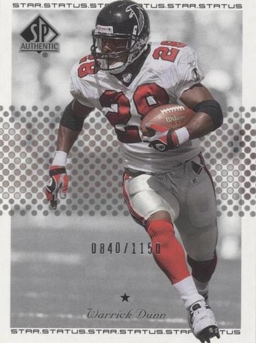 2002 SP Authentic Warrick Dunn #144