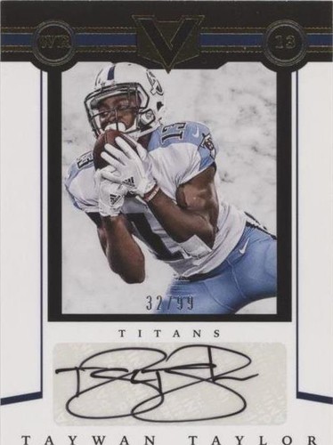 2017 Panini Vertex Taywan Taylor #AA-TT