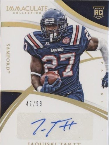 2015 Panini Immaculate Collection Collegiate Jaquiski Tartt #250