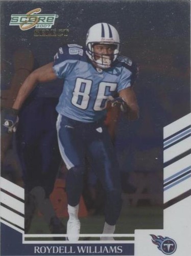 2007 Score Select Roydell Williams #247