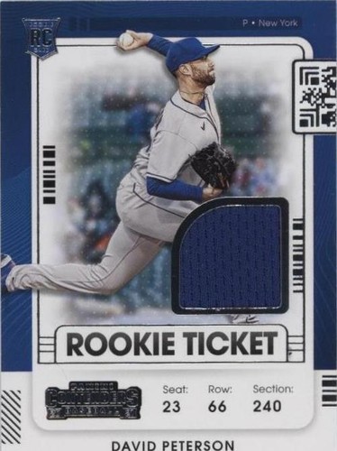 2021 Panini Contenders - David Peterson #RTJ-DP