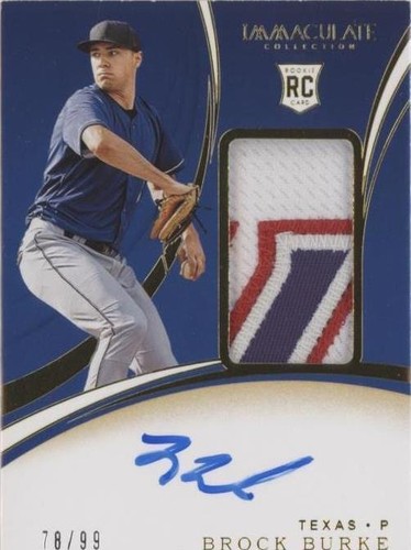 2020 Panini Immaculate Collection - Brock Burke #160