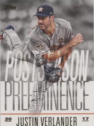 2018 Topps Update Series - Justin Verlander #PO-21