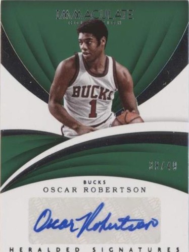 2017-18 Panini Immaculate Collection - Oscar Robertson #HS-ORB