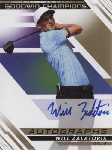 2022 Upper Deck Goodwin Champions - Will Zalatoris #A-WZ