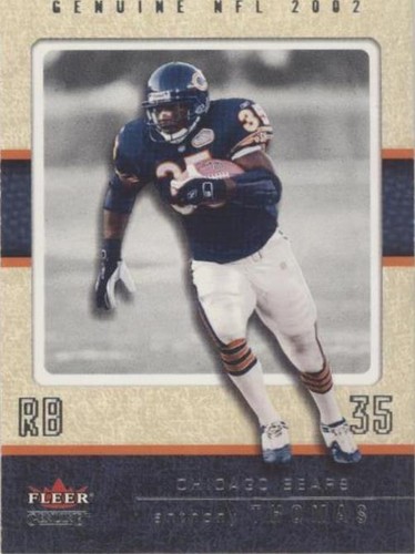 2002 Fleer Genuine Anthony Thomas #58