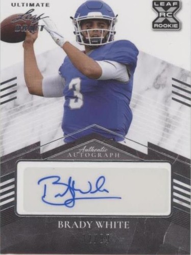 2021 Leaf Ultimate Draft Brady White #BA-BW1