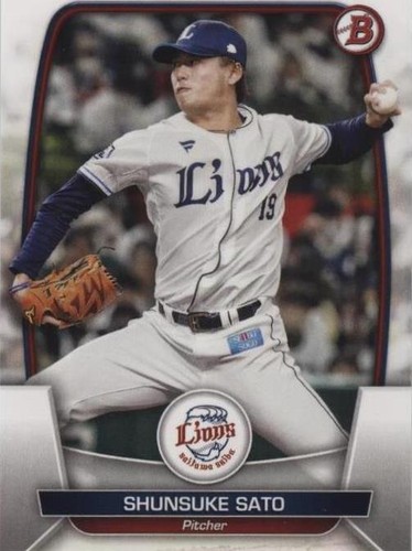 SATO⚾ページ 2023 Topps NPB 206 Bronze Shunsuke Sato Saitama Seibu Lions
