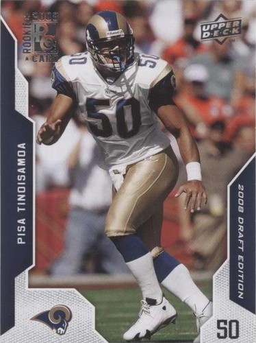 2008 Upper Deck Draft Edition Pisa Tinoisamoa #191