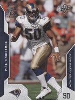 2008 Upper Deck Draft Edition Pisa Tinoisamoa #191