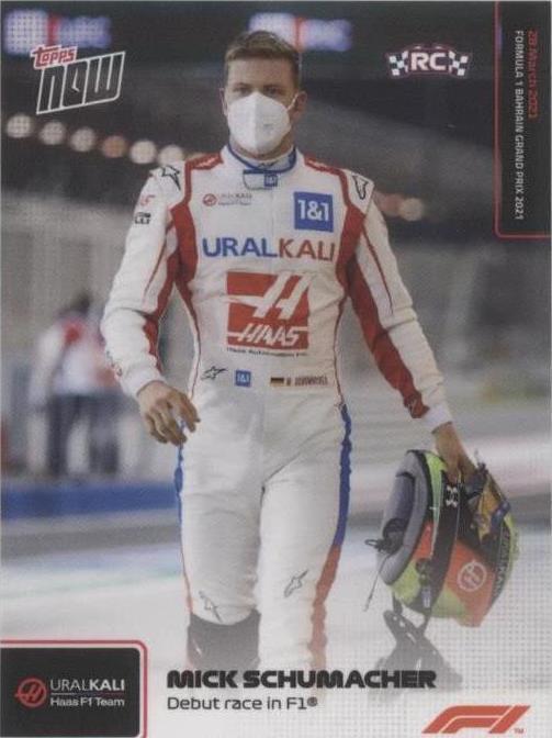 2021 Topps Now F1 - Mick Schumacher #002