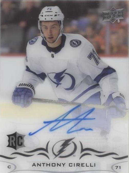 2018-19 Upper Deck Clear Cut - Anthony Cirelli #CCR-AC