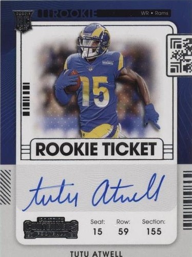 2021 Panini Contenders Tutu Atwell #119