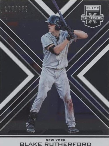 2016 Panini Elite Extra Edition - Blake Rutherford #149