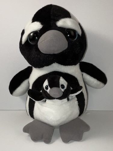 Ripley's Aquarium Penguin Plush With Baby Believe It Or Not Stuff Animal  *M