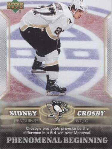2005-06 Upper Deck Phenomenal Beginning - Sidney Crosby #19